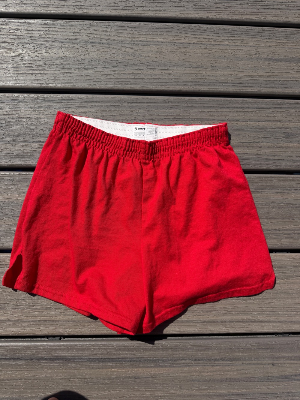 Soffe Red Cotton Shorts